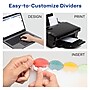 Avery Style Edge Mini Insertable Plastic Dividers, 5 Tabs, Multicolor (11118)~#|#~sp58981504_sc7