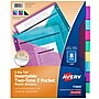 Avery Big Tab Insertable Plastic Dividers, Two-Tone, Two Pockets, 8-Tab Set  (11989KBF)~#|#~sp58981530_sc7