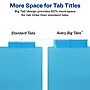 Avery Big Tab Insertable Plastic Dividers, Two-Tone, Two Pockets, 8-Tab Set  (11989KBF)~#|#~sp58981533_sc7