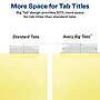 WorkSaver Insertable Tab Index Dividers, 8-Tab, 8-1/2 x 11, Clear, 24 Sets/Box~#|#~sp58981569_sc7