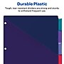Avery Big Tab Insertable Plastic Dividers, Two-Tone, Two Pockets, 8-Tab Set  (11989KBF)~#|#~sp58981608_sc7