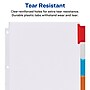 Avery Big Tab Insertable Paper Dividers, 8 Tabs, White (11222)~#|#~sp58981638_sc7