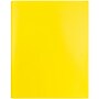 JAM Paper POP 2-Pocket Plastic Folders with Fastener, Yellow, 96/Pack (382ECYE)~#|#~sp59510330_sc7