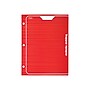 Mead Trapper Keeper Paper 3-Hole Punched 2-Pocket Portfolio Folder, Assorted Colors (33100)~#|#~sp60200286_sc7