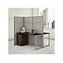 Bush Business Furniture Easy Office 66"H x 60"W 2 Person Back to Back Cubicle Panel Workstation, Mocha Cherry (EODH46SMR-03K)~#|#~sp60421769_sc7