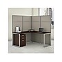 Bush Business Furniture Easy Office 66"H x 60"W L-Shaped Cubicle Panel Workstation, Mocha Cherry (EODH36SMR-03K)~#|#~sp60421795_sc7