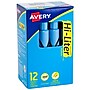 Avery Hi-Liter Tank Highlighters, Chisel Tip, Blue, Dozen (07746)~#|#~sp60783319_sc7