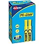 Avery Hi-Liter Tank Highlighters, Chisel, Yellow, Dozen (98035)~#|#~sp60783413_sc7