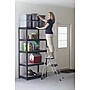 Cosco Big Step 3.8'H Steel Folding Step Stool (11408PBL1E)~#|#~sp60784083_sc7