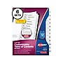 Avery Ready Index Table of Contents Paper Dividers, 1-12 Tabs, White, 6 Sets/Pack (11824)~#|#~sp61031165_sc7