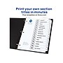 Avery Ready Index Table of Contents Paper Dividers, 1-15 Tabs, White, 6 Sets/Pack (11825)~#|#~sp61031177_sc7