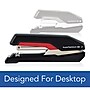 Swingline SuperFlatClinch Fullstrip Stapler, 30 sheet Capacity, Black/Red (5000596)~#|#~sp61472134_sc7