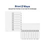 Avery Ready Index Table of Contents Paper Dividers, 1-10 Tabs, White, 6 Sets/Pack (11823)~#|#~sp61548683_sc7