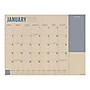 2020 TF Publishing 9" x 12" Desk or Wall Calendar, Kraft Mini, Beige (20-8715)~#|#~sp62656712_sc7