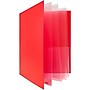 JAM Paper Heavy Duty 10-Pocket Plastic Folder Organizer, Red, 2/Pack (389MP10REJ)~#|#~sp6271226_sc7