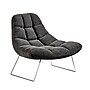 Adesso Home Bartlett Fabric Accent Chair, Armless, Dark Gray (GR2004-10)~#|#~sp6283902_sc7