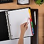 Avery Index Maker Paper Dividers with Print & Apply Label Sheets, 8 Tabs, Multicolor, 5 Sets/Pack (11419)~#|#~sp64188507_sc7