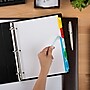 Avery Index Maker Paper Dividers with Print & Apply Label Sheets, 5 Tabs, Multicolor, 25 Sets/Pack (11423)~#|#~sp64188512_sc7
