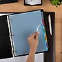 Avery Index Maker Print & Apply Label Plastic Dividers, 5-Tab, Translucent Multicolor (11452)~#|#~sp64188518_sc7