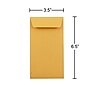 JAM Paper #7 Kraft Coin Envelope, 3 1/2" x 6 1/2", Brown Kraft, 50/Pack (95125I)~#|#~sp64338507_sc7