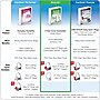Cardinal XtraLife ClearVue Heavy Duty 1" 3-Ring View Binders, D-Ring, White (26300CB)~#|#~sp64627497_sc7