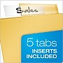 Cardinal® Indexed Tab Pockets for Poly Ring Binders, Multi-Colored~#|#~sp64627525_sc7