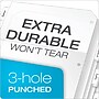 Cardinal Poly Binder Pockets, 3-Hole Punched, Clear, 5/Pack (84010CB)~#|#~sp64627531_sc7