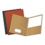 Earthwise by Oxford 2-Pocket Presentation Folders, Assorted Colors, 25/Box (OXF 78513)~#|#~sp64627749_sc7