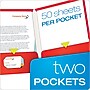 Oxford ShowFolio 2-Pocket Laminated Folders, Red, 25/Box (OXF 51711)~#|#~sp64627908_sc7
