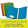 Oxford 10% Recycled 2-Pocket Paper Portfolio Folder with Fasteners, Assorted, 25/Box (57713)~#|#~sp64628065_sc7