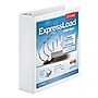 Cardinal ExpressLoad ClearVue 2" 3-Ring View Binders, D-Ring, White (49120)~#|#~sp64628119_sc7