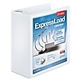 Cardinal ExpressLoad ClearVue Lock Heavy Duty 4" 3-Ring View Binders, D-Ring, White (49140)~#|#~sp64628161_sc7