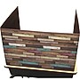 Teacher Created Resources Reclaimed Wood Foldable Plastic Freestanding Privacy Shield, 16"H x 22"W, Multicolored (TCR20346)~#|#~sp64730423_sc7