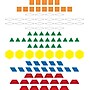 Barker Creek Learning Magnets Kidshapes, Pattern Blocks, 108 Magnetic Pieces/Pack (LM2300)~#|#~sp65031464_sc7