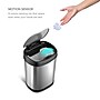 Nine Stars Stainless Steel Motion Sensor Trash Can, 3.2 Gallon (DZT-12-13)~#|#~sp65447754_sc7