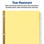 Avery Big Tab Insertable Paper Dividers, 5 Tabs, Buff with Clear Tabs, 24 Sets/Pack (11113)~#|#~sp65544665_sc7