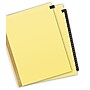 Avery Leather Style Pre-Printed Daily Tab Paper Dividers, 31 Tabs, Buff with Black Tabs (11352)~#|#~sp65645174_sc7