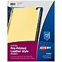 Avery Leather Style A - Z Divider, 25-Tab, Black/Gold, 25/Set (11350)~#|#~s0229035_sc7