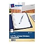 Avery Pre-Printed Mini Paper Dividers, A-Z Tabs, White (11313)~#|#~sp65645202_sc7