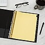 Avery Preprinted Monthly Leather Dividers, 12-Tab, Yellow (11351)~#|#~sp65645296_sc7