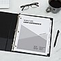Avery Write & Erase Paper Dividers, 5 Tabs, White, 36 Sets/Box (11506)~#|#~sp65646305_sc7