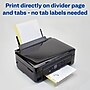 Avery Print-On Paper Dividers, 8 Tabs, White (11528)~#|#~sp65646321_sc7