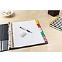 Avery Big Tab Write & Erase Paper Dividers, 5 Tabs, Multicolor, Gold Reinforced (23076)~#|#~sp65646443_sc7