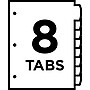Avery Big Tab Write & Erase Plastic Divider, 8 Tabs, Multicolor, 1 Set (16130)~#|#~sp65646687_sc7
