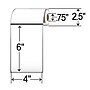 Zebra Z-Perform 1000D Thermal Multipurpose Labels, 4" x 6", White, 105 Labels/Roll, 36 Rolls (LD-R4AW5B)~#|#~sp66804487_sc7