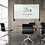 Quartet® Evoque™ Magnetic Glass Dry-Erase Boards with Invisible Mount, Wide Format, Black Aluminum Frame, 85"W x 48"H (G8548BA)~#|#~sp66805085_sc7