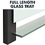 Quartet® Evoque™ Magnetic Glass Dry-Erase Boards with Invisible Mount, Wide Format, Black Aluminum Frame, 85"W x 48"H (G8548BA)~#|#~sp66805086_sc7