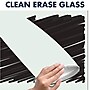 Quartet® Evoque™ Magnetic Glass Dry-Erase Boards with Invisible Mount, Wide Format, Black Aluminum Frame, 85"W x 48"H (G8548BA)~#|#~sp66805087_sc7