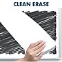 Silhouette™ Porcelain Dry Erase Whiteboard, Charcoal Aluminum Frame, 39"x22" (CP3922C)~#|#~sp66805202_sc7