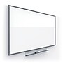 Silhouette™ Porcelain Dry Erase Whiteboard, Charcoal Aluminum Frame, 85"x48" (CP8548C)~#|#~sp66805284_sc7